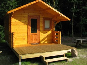blokhutVier-persoons trekkers chalet